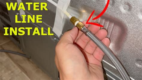 how to frig steel box tube|How to run a water line to your refrigerator, freezer or ice.